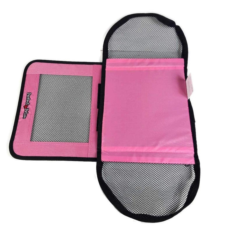 Perfect Petzzz Tote for Lifelike Stuffed Interactive Pet Dogs and Cats, Nylon and Mesh Toy Carrier for Pet Animals, Zippered Carrying Case Accessory (Pink) - Image 3